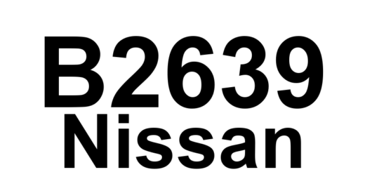 DTC B2639 Nissan - Definição em inglês: Defrost Door Failure Definição em Português: Porta do Desembaçador - Falha Detectada