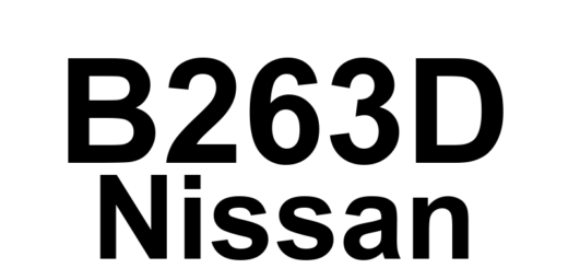 DTC B263D Nissan - Definição em inglês: Fresh Air Intake Door Failure Definição em Português: Porta de Entrada de Ar Fresco - Falha Detectada