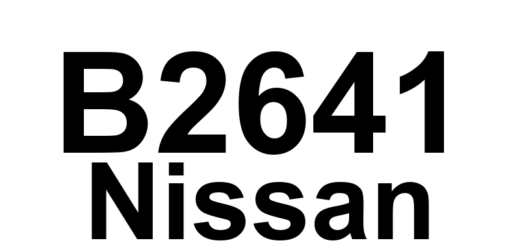 DTC B2641 Nissan - Definição em inglês: Electric Compressor (Hybrid) Definição em Português: Compressor Elétrico (Híbrido) - Falha detectada
