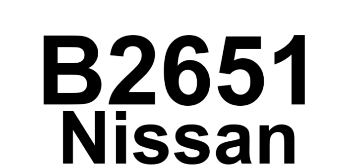 DTC B2651 Nissan - Definição em inglês: Electric Compressor (Hybrid) Definição em Português: Compressor Elétrico (Híbrido) - Problema detectado