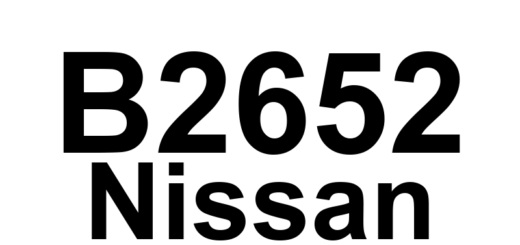DTC B2652 Nissan - Definição em inglês: Electric Compressor (Hybrid) Definição em Português: Compressor Elétrico (Híbrido)
