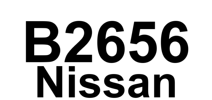 DTC B2656 Nissan - Definição em inglês: A/C Fresh Air Door Failure Definição em Português: Porta de Ar Fresco do Ar Condicionado - Falha Detectada