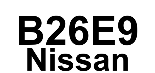DTC B26E9 Nissan - Definição em inglês: Steering Status Definição em Português: Status da Direção