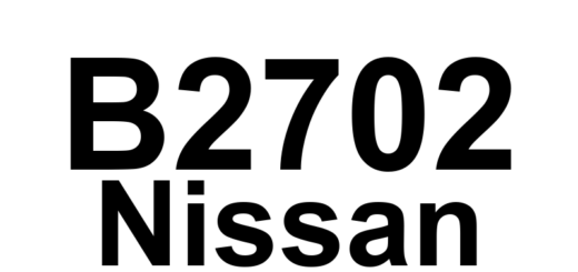 DTC B2702 Nissan - Definição em inglês: Front Sonar Sensor Definição em Português: Sensor Sonar Dianteiro - Falha Detectada