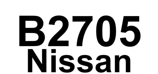 DTC B2705 Nissan - Definição em inglês: Rear Sonar Sensor Circuit Definição em Português: Circuito do Sensor de Sonar Traseiro - Problema Detectado