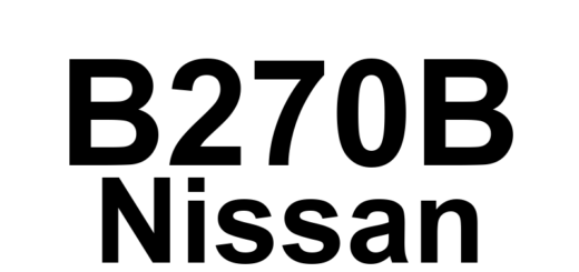 DTC B270B Nissan - Definição em inglês: Rear Inner Sonar Sensor Circuit Definição em Português: Circuito do Sensor Sonar Interno Traseiro