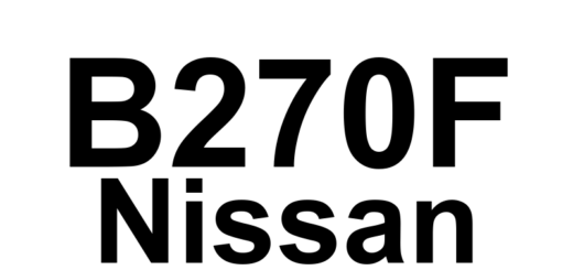 DTC B270F Nissan - Definição em inglês: Front Inner Sonar Sensor Circuit Definição em Português: Circuito do Sensor Sonar Interno Dianteiro - Problema Detectado