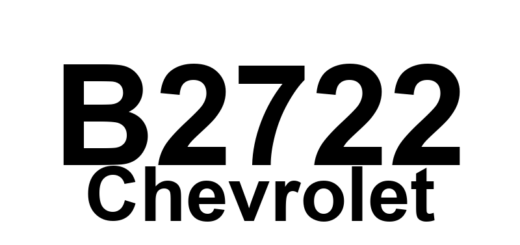 DTC B2722 Chevrolet - Definição em inglês: Trans Preference Switch Circuit Low Definição em Português: Circuito do Interruptor de Preferência de Transmissão - Baixa Tensão