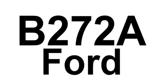 DTC B272A Ford - Definição em inglês: Passenger Cushion Over-Temp Detected Definição em Português: Almofada do Passageiro - Temperatura Excedida Detectada (banco do passageiro)