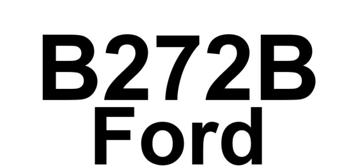 DTC B272B Ford - Definição em inglês: Passenger Back Over-Temp Detected Definição em Português: Temperatura Excessiva Detectada no Banco Traseiro do Passageiro.