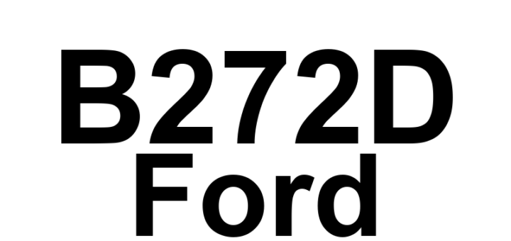 DTC B272D Ford - Definição em inglês: Passenger Differential Temperature Fault Definição em Português: Falha na Temperatura Diferencial do Passageiro.