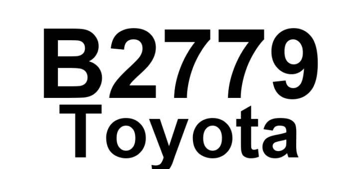 DTC B2779 Toyota - Definição em inglês: Engine Starter Communication Malfunction Definição em Português: Comunicação do Motor de Partida - Mau Funcionamento