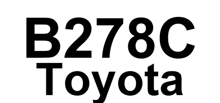DTC B278C Toyota - Definição em inglês: Lost Communication with Power Source Control Definição em Português: Comunicação Perdida com Controle da Fonte de Energia
