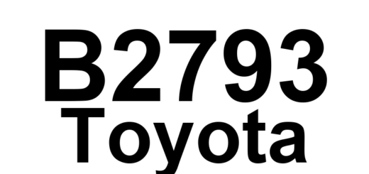 DTC B2793 Toyota - Definição em inglês: Transponder Chip Malfunction Definição em Português: Chip do Transponder - Mau funcionamento