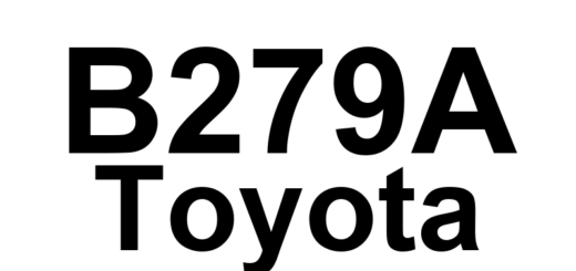 DTC B279A Toyota - Definição em inglês: Theft Deterrent System Communication Line High Fixation Definição em Português: Sistema de Prevenção de Roubo - Comunicação da Linha Alta