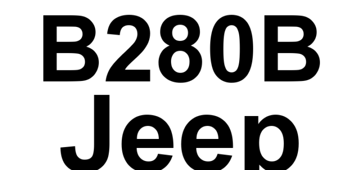 DTC B280B Jeep - Definição em inglês: Rear Camera Video Input Definição em Português: Entrada de Vídeo da Câmera Traseira