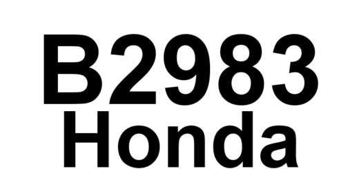 DTC B2983 Honda - Definição em inglês: Problem in the Recirculation Control Linkage, Door, or Motor Circuit Definição em Português: Problema no Linkagem de Controle de Recirculação, Porta ou Circuito do Motor.