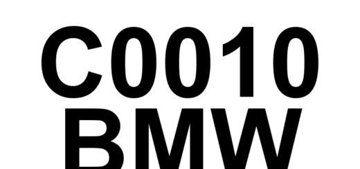 DTC C0010 BMW - Definição em inglês: Left Front Inlet Control Definição em Português: Controle de Entrada Frontal Esquerdo