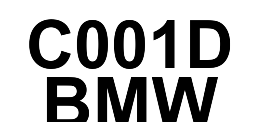 DTC C001D BMW - Definição em inglês: Right Rear Outlet Control Definição em Português: Controle da Saída Traseira Direita
