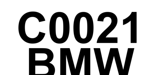 DTC C0021 BMW - Definição em inglês: Brake Booster Performance Definição em Português: Desempenho do Servo de Freio