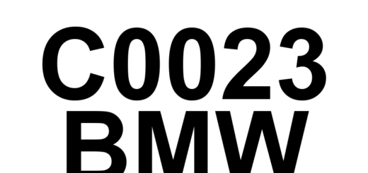 DTC C0023 BMW - Definição em inglês: Stop Lamp Control Definição em Português: Controle da Lâmpada de Freio
