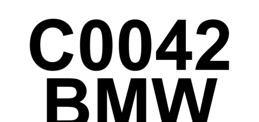 DTC C0042 BMW - Definição em inglês: Brake Pedal Position Sensor 'Circuit A' Definição em Português: Sensor de Posição do Pedal de Freio - Circuito A