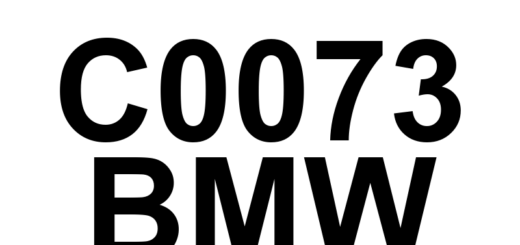 DTC C0073 BMW - Definição em inglês: Delivered Driving Torque Definição em Português: Torque de Condução Entregue