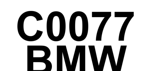 DTC C0077 BMW - Definição em inglês: Low Tire Pressure Definição em Português: Pressão Baixa dos Pneus