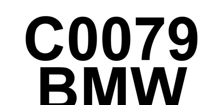 DTC C0079 BMW - Definição em inglês: Variable Effort Steering Definição em Português: Direção com Esforço Variável