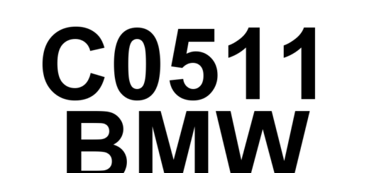DTC C0511 BMW - Definição em inglês: Left Rear Wheel Speed Sensor Correlation Definição em Português: Sensor de Velocidade da Roda Traseira Esquerda - Correlação.