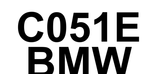 DTC C051E BMW - Definição em inglês: Multi-axis Acceleration Sensor Module 'A' Intermittent/Erratic Definição em Português: Módulo do Sensor de Aceleração Multi-Eixo 'A' - Intermitente/Inconstante.