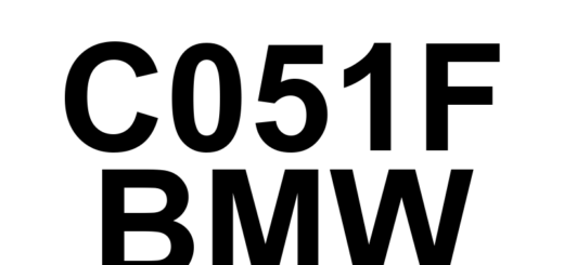 DTC C051F BMW - Definição em inglês: Multi-axis Acceleration Sensor Module 'A' Correlation Definição em Português: Módulo de Sensor de Aceleração Multiaxial 'A' - Correlação
