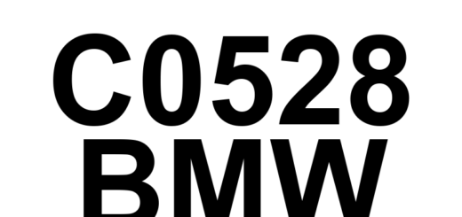 DTC C0528 BMW - Definição em inglês: Steering Angle Sensor Module Range/Performance Definição em Português: Módulo do Sensor de Ângulo de Direção - Alcance/Desempenho