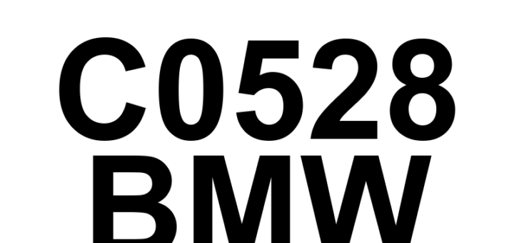 DTC C0528 BMW - Definição em inglês: Steering Angle Sensor Module Range/Performance Definição em Português: Módulo do Sensor de Ângulo de Direção - Alcance/Desempenho