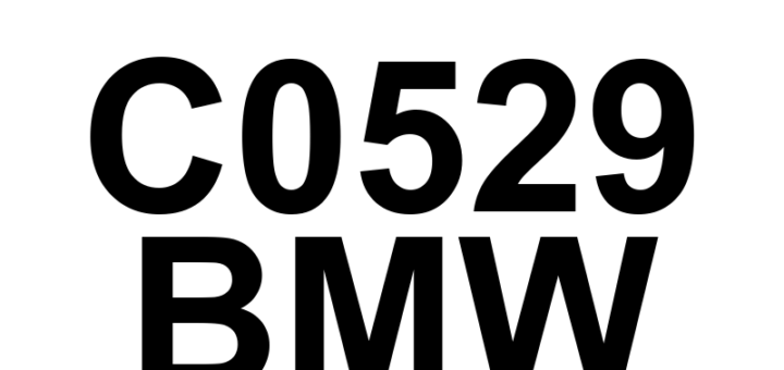 DTC C0529 BMW - Definição em inglês: Steering Angle Sensor Module Missing Calibration Definição em Português: Módulo do Sensor de Ângulo da Direção - Calibração Ausente