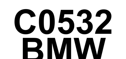 DTC C0532 BMW - Definição em inglês: Motor Control 'A' Circuit High Definição em Português: Circuito de Controle do Motor 'A' - Alta tensão