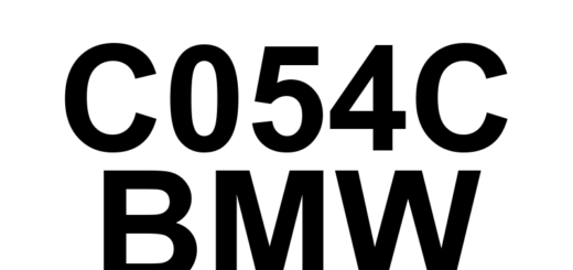 DTC C054C BMW - Definição em inglês: Vacuum Sensor 'A' Circuit High Definição em Português: Sensor de Vácuo 'A' - Circuito Alto