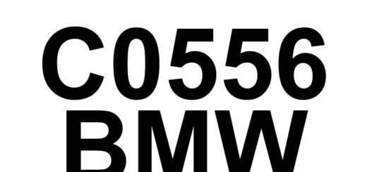 DTC C0556 BMW - Definição em inglês: Right Front Wheel Speed Sensor Incorrect Component Installed Definição em Português: Sensor de Velocidade da Roda Dianteira Direita - Componente Incorreto Instalado