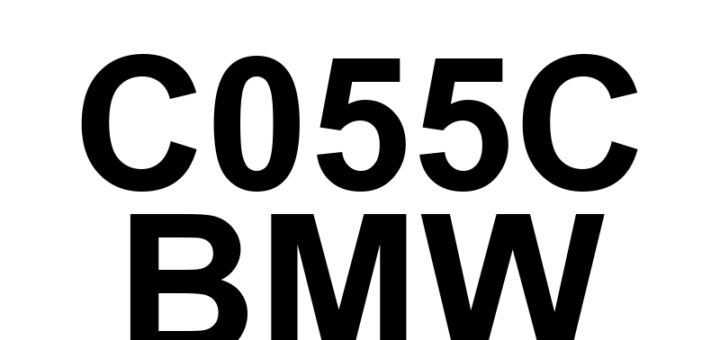 DTC C055C BMW - Definição em inglês: ABS Pump Motor Supply Circuit 'A' Range/Performance Definição em Português: Circuito de Alimentação do Motor da Bomba do ABS 'A' - Faixa/Desempenho