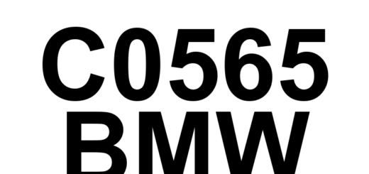 DTC C0565 BMW - Definição em inglês: ABS Control Module System Voltage High Definição em Português: Módulo de Controle do ABS - Voltagem do Sistema Alta