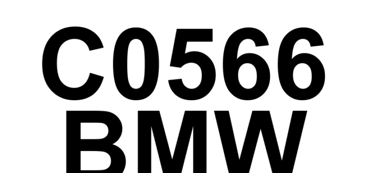 DTC C0566 BMW - Definição em inglês: Brake Booster Solenoid Circuit/Open Definição em Português: Circuito do Solenoide do Servo-Freio - Circuito Aberto