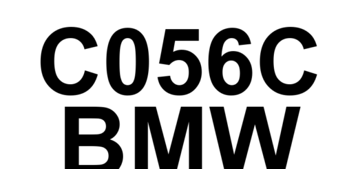 DTC C056C BMW - Definição em inglês: Brake Pressure Sensor 'B' Intermittent/Erratic Definição em Português: Sensor de Pressão do Freio 'B' - Intermitente/Inconsistente