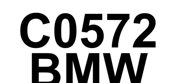DTC C0572 BMW - Definição em inglês: Brake Pressure Sensor 'C' Circuit High Definição em Português: Sensor de Pressão dos Freios 'C' - Circuito com Alta Voltagem