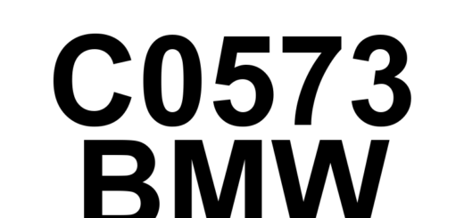 DTC C0573 BMW - Definição em inglês: Brake Pressure Sensor 'C' Circuit/Open Definição em Português: Sensor de Pressão de Freio 'C' - Circuito Aberto/Em Curto