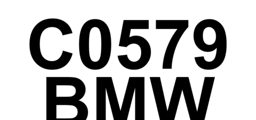 DTC C0579 BMW - Definição em inglês: Brake Booster Temperature Sensor 'B' Circuit Low Definição em Português: Sensor de Temperatura do Reforço de Freio 'B' - Circuito Baixo.