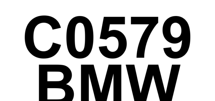 DTC C0579 BMW - Definição em inglês: Brake Booster Temperature Sensor 'B' Circuit Low Definição em Português: Sensor de Temperatura do Reforço de Freio 'B' - Circuito Baixo.