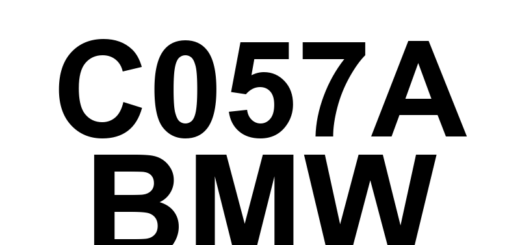 DTC C057A BMW - Definição em inglês: Brake Booster Temperature Sensor 'B' Circuit High Definição em Português: Sensor de Temperatura do Servo-Freio - Circuito Alto (Sensor 'B')