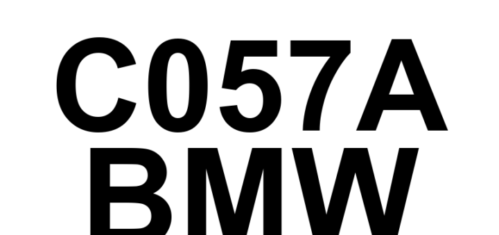 DTC C057A BMW - Definição em inglês: Brake Booster Temperature Sensor 'B' Circuit High Definição em Português: Sensor de Temperatura do Servo-Freio - Circuito Alto (Sensor 'B')