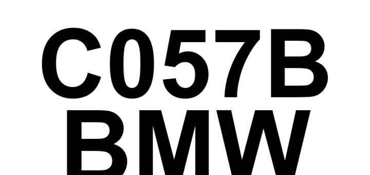 DTC C057B BMW - Definição em inglês: Brake Booster Temperature Sensor 'B' Circuit/Open Definição em Português: Sensor de Temperatura do Servo-Freio 'B' - Circuito Aberto/Interrompido.
