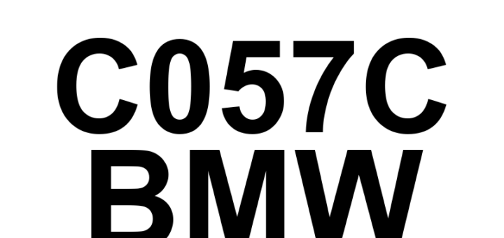 DTC C057C BMW - Definição em inglês: Brake Booster Temperature Sensor 'B' CircuitRange/Performance Definição em Português: Sensor de Temperatura do Reforço de Freio 'B' - Faixa/Desempenho do Circuito